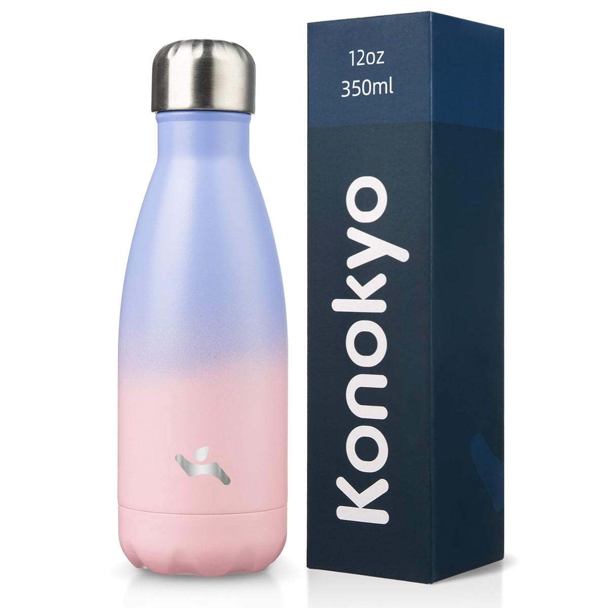 Konokyo 25 oz Insulated Stainless Steel Water Bottle, Blue