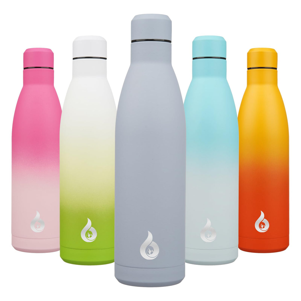 BJPKPK 12 oz Small Water Bottle, Reusable Insulated Stainless Steel Flask