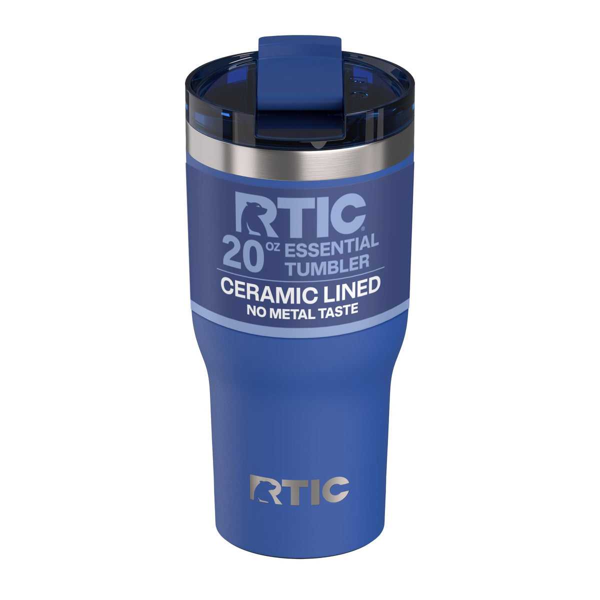 RTIC 20oz Essential Tumbler with Lid, Ceramic Lined, Graphite