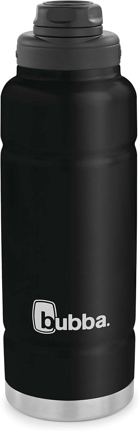 Bubba Trailblazer, Vacuum-Insulated Stainless Steel Water Bottle, 40oz., Licorice