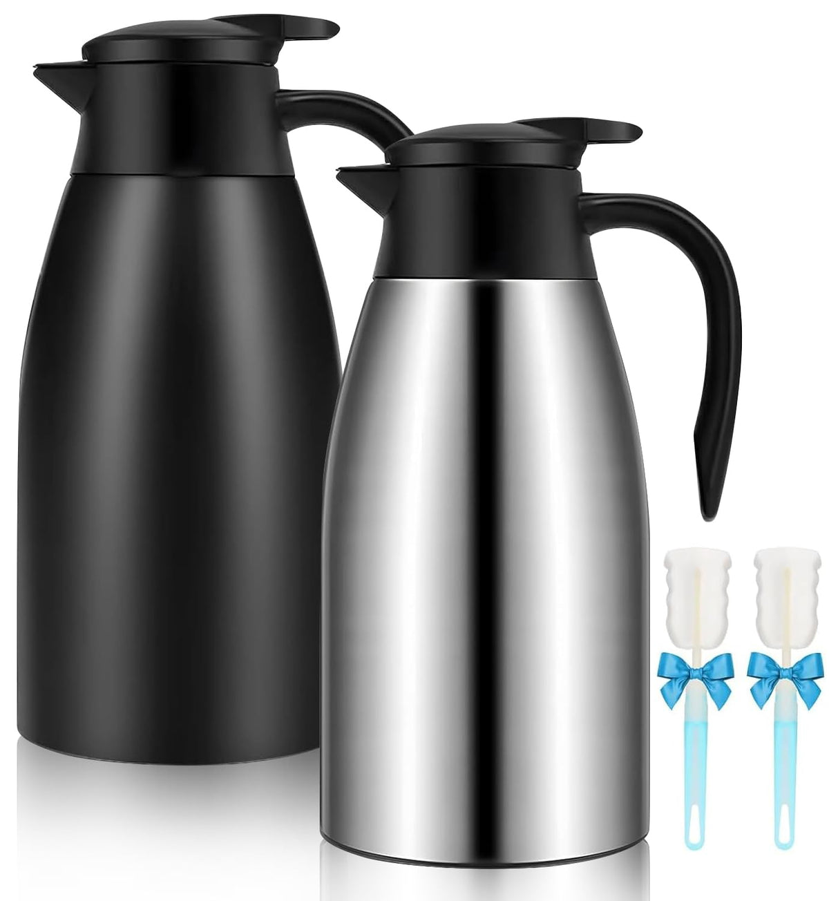 68oz Coffee Carafe Insulated, Airpot Thermal Coffee Carafes for Keeping Hot