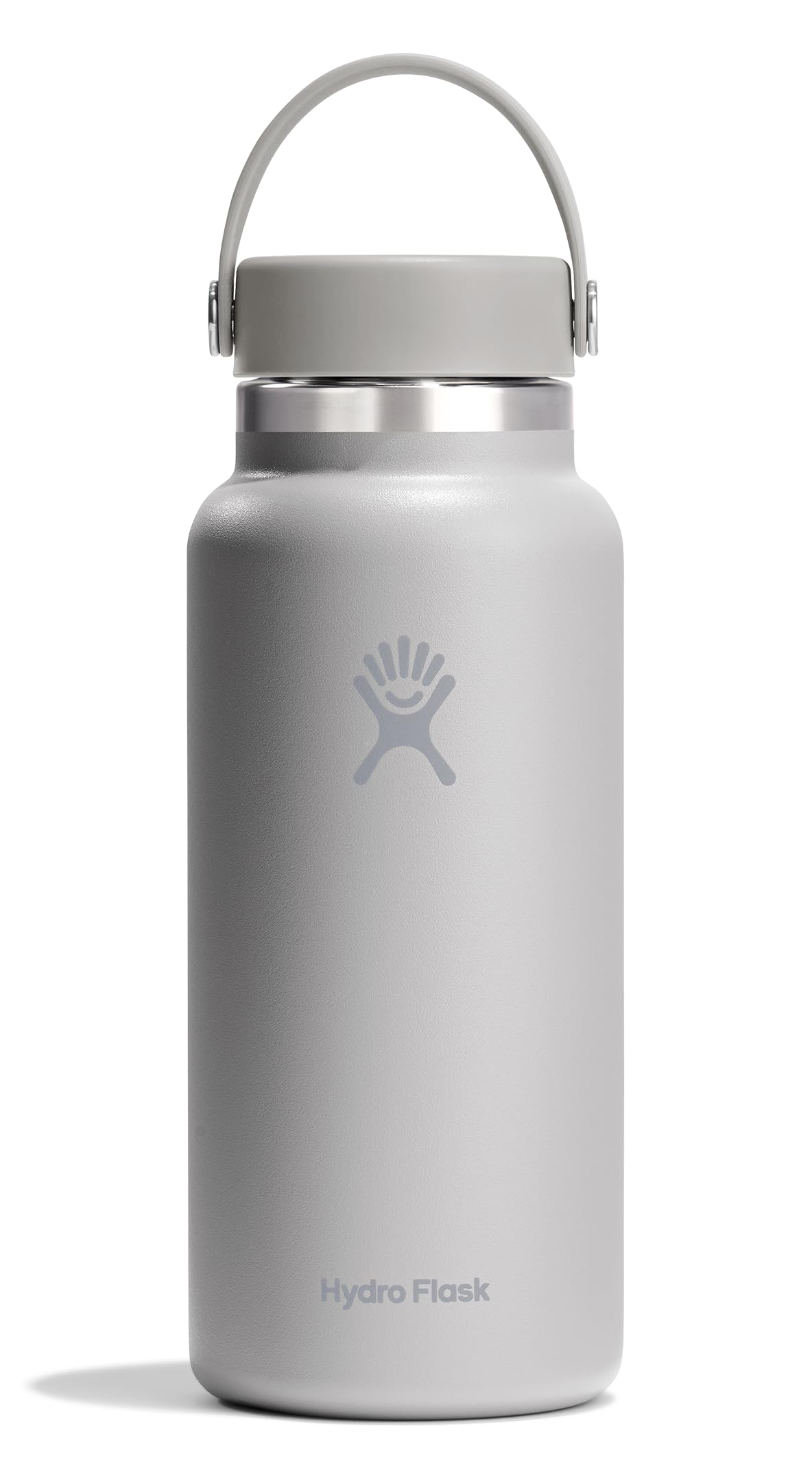 Hydro Flask Water Bottle - Insulated Stainless Steel - Wide Mouth Flex Lid, Non Spill, Leakproof and Refillable in 32 Oz Harbor Blue
