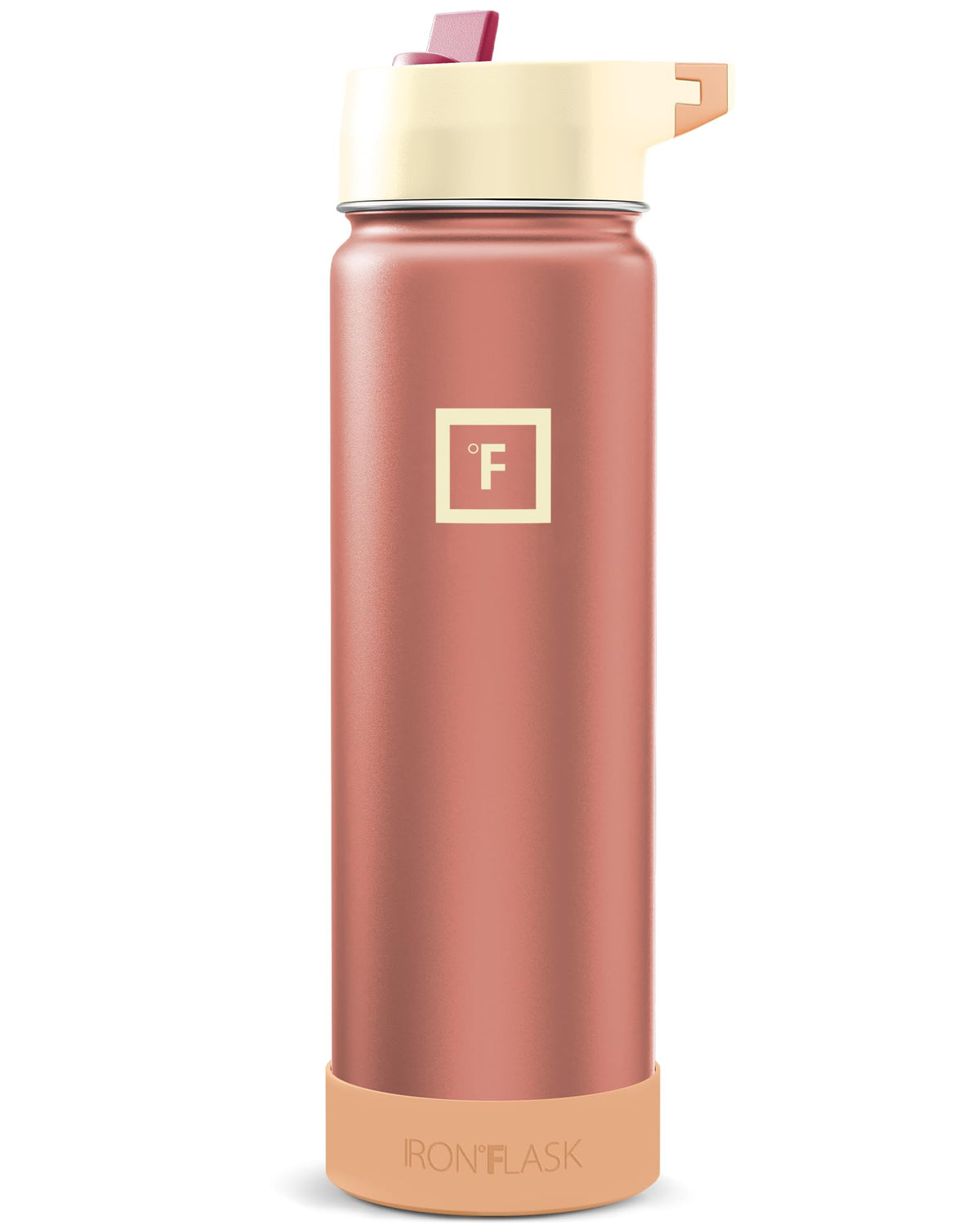 IRON °FLASK 24 oz Wide Mouth Water Bottle with Straw