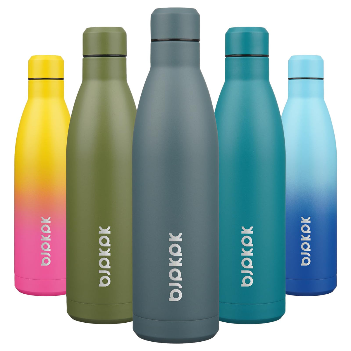BJPKPK 12 oz Small Mini Water Bottle, Insulated Stainless Steel Flask