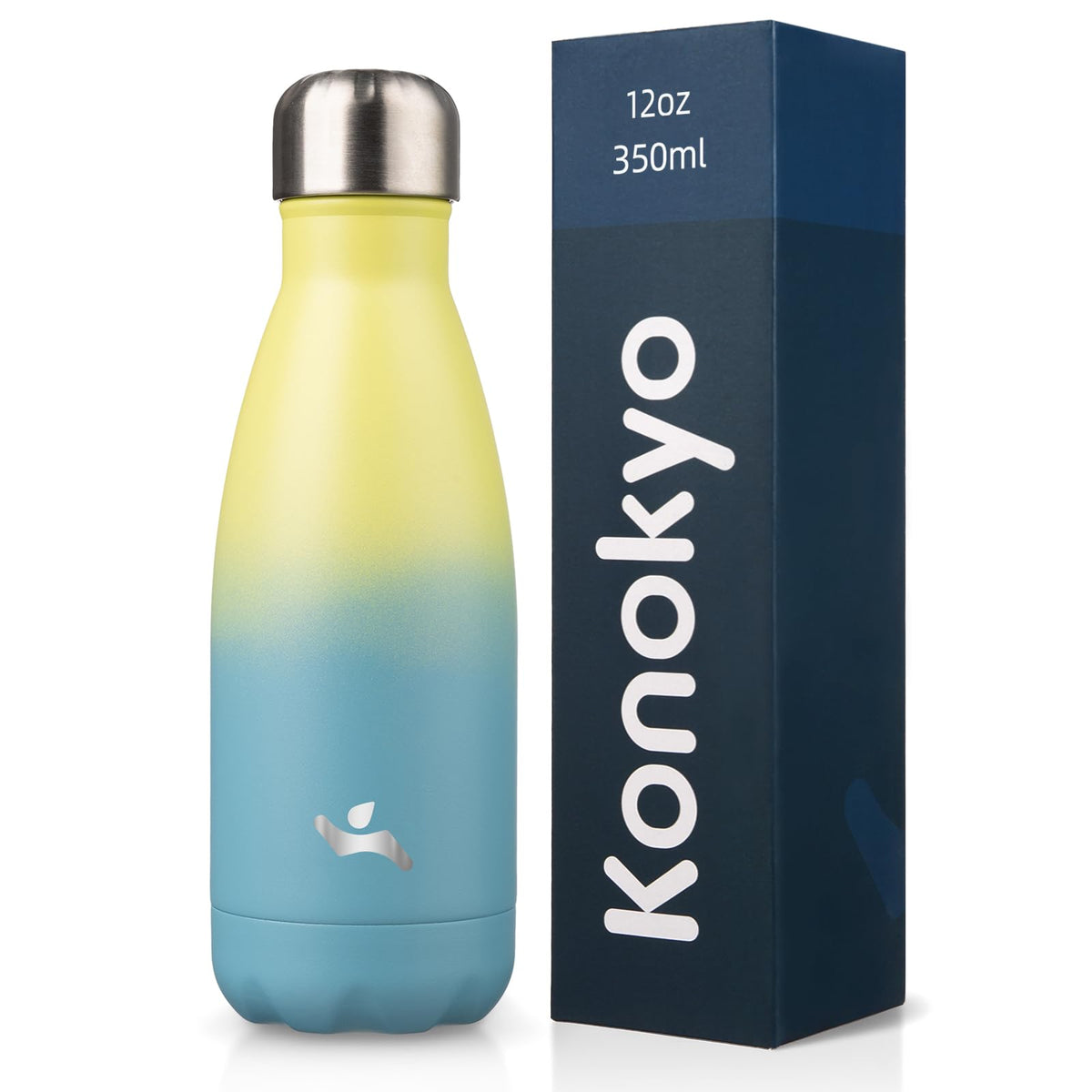Konokyo 25 oz Insulated Stainless Steel Water Bottle, Blue