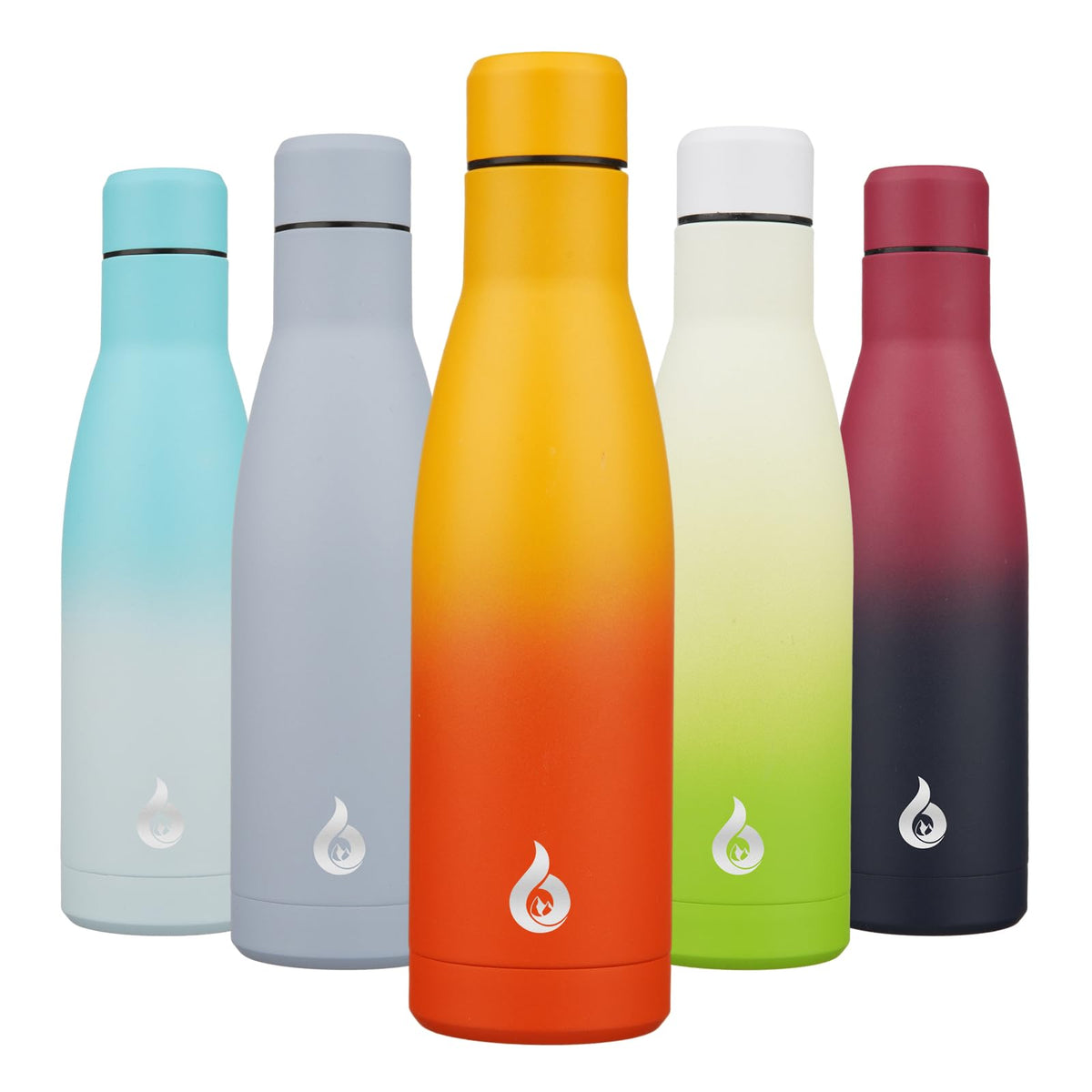 BJPKPK 12 oz Small Water Bottle, Reusable Insulated Stainless Steel Flask