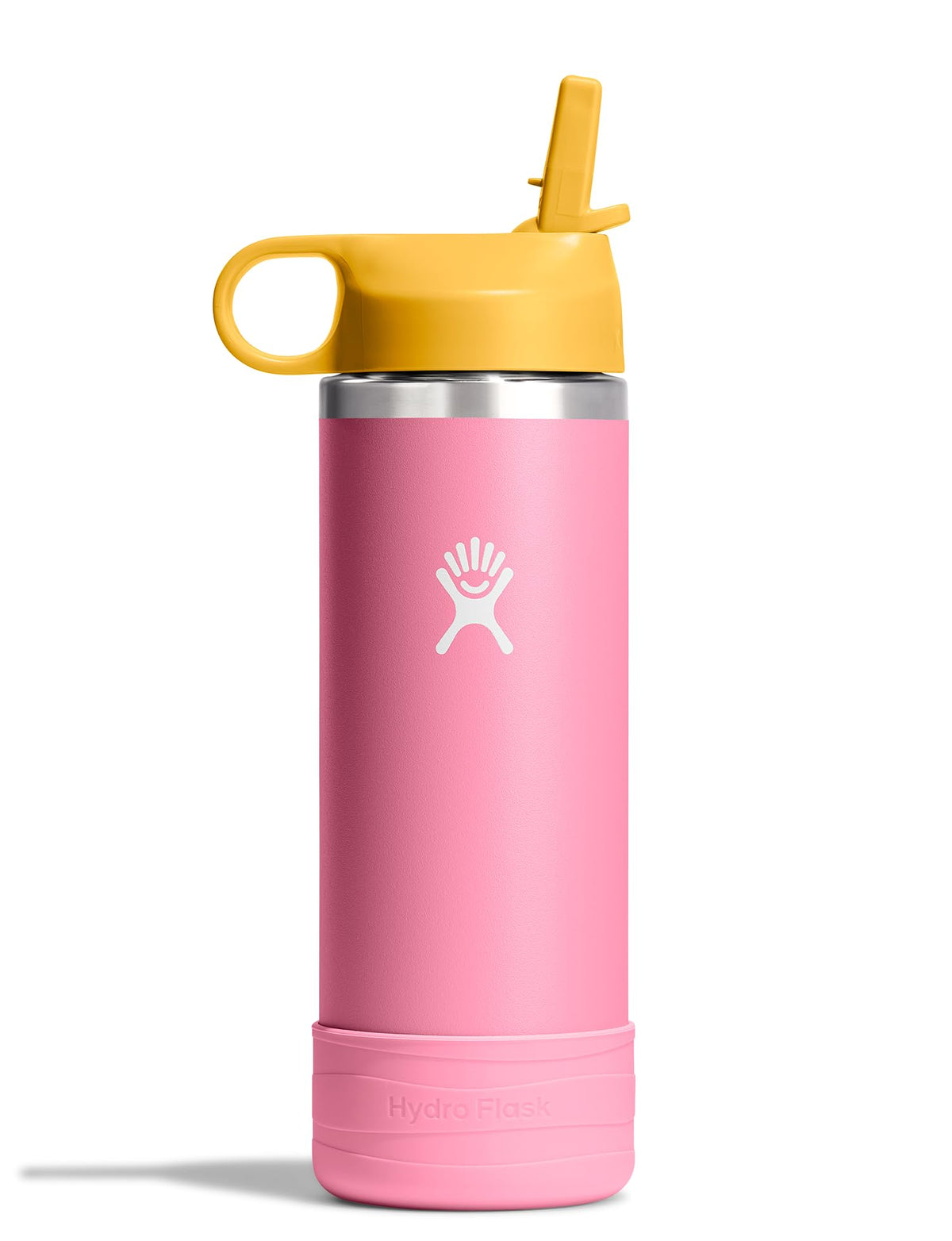 Hydro Flask Kids Water Bottle for School - Stainless Steel and Insulated with Straw Cap - 12 Oz World of Eric Carle Caterpillar Yellow