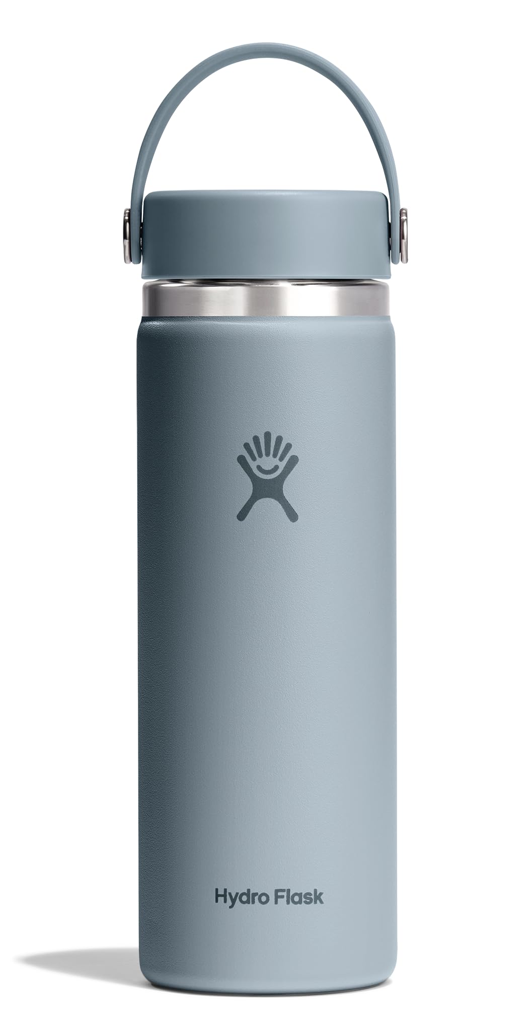Hydro Flask Water Bottle - Insulated Stainless Steel - Wide Mouth Flex Lid, Non Spill, Leakproof and Refillable in 32 Oz Harbor Blue