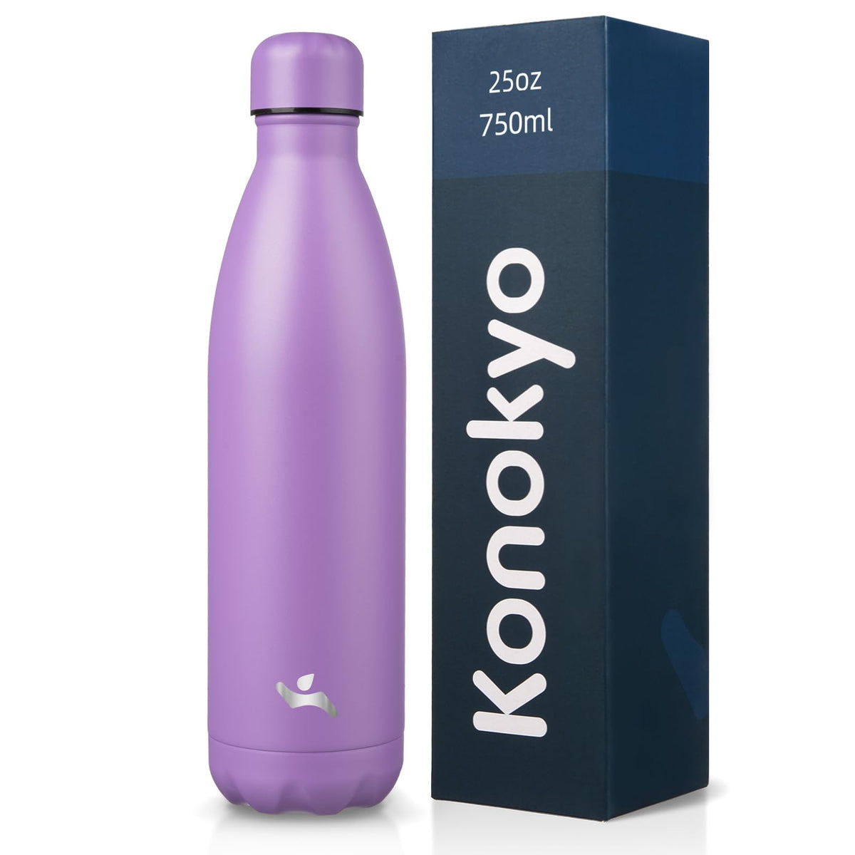 Konokyo 25 oz Insulated Stainless Steel Water Bottle, Blue