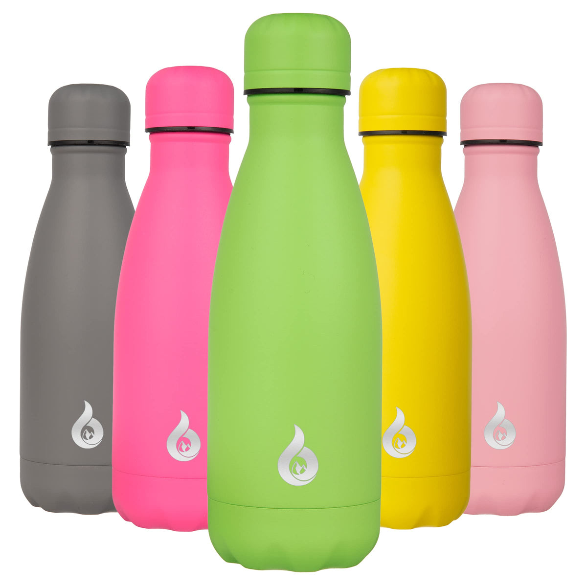 BJPKPK 12 oz Small Water Bottle, Reusable Insulated Stainless Steel Flask