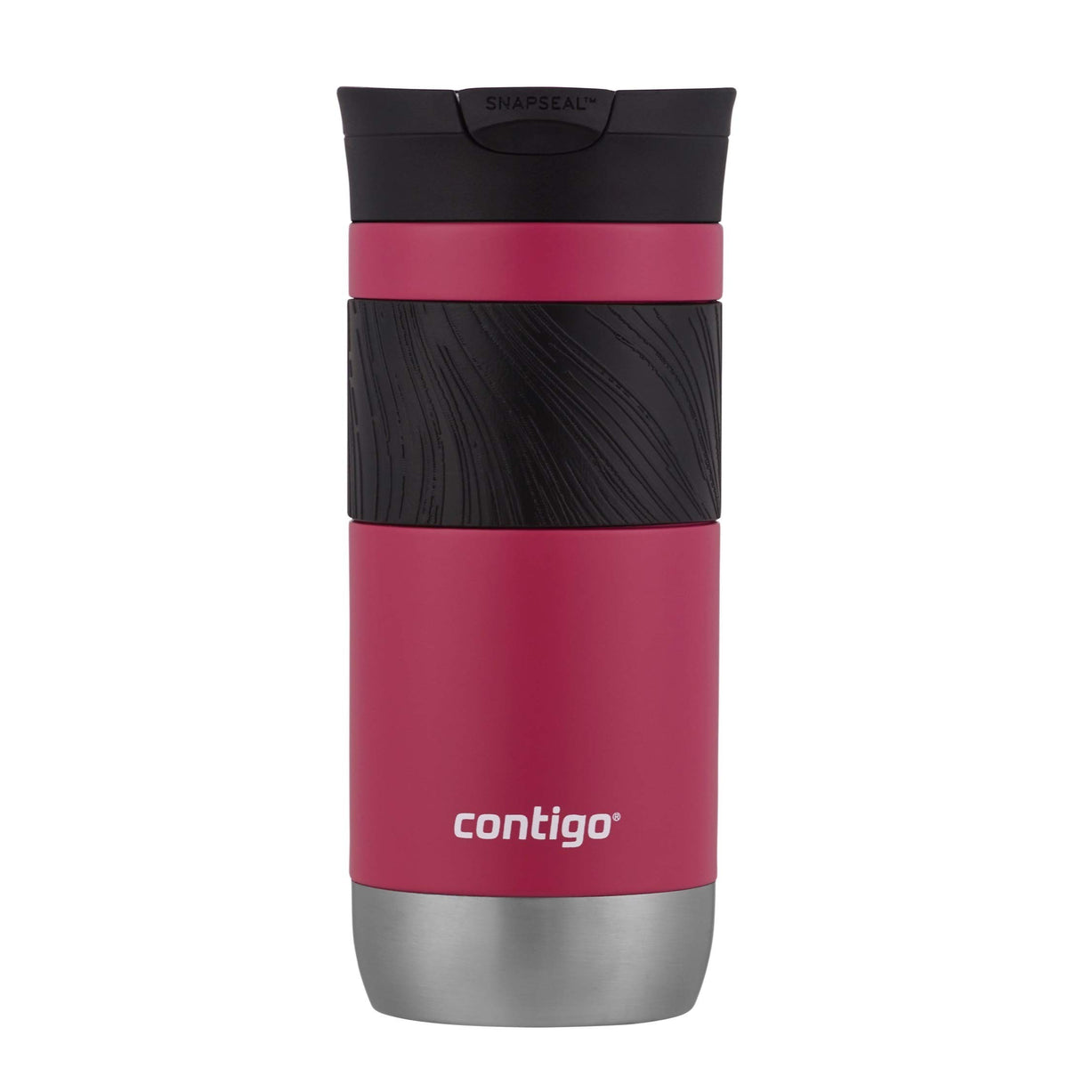 Contigo Byron Vacuum-Insulated Stainless Steel Travel Mug with Leak-Proof Lid, Reusable Coffee Cup or Water Bottle, BPA-Free, 20oz 2-Pack in Sake & Blue Corn Perfect for Hot and Cold Beverages