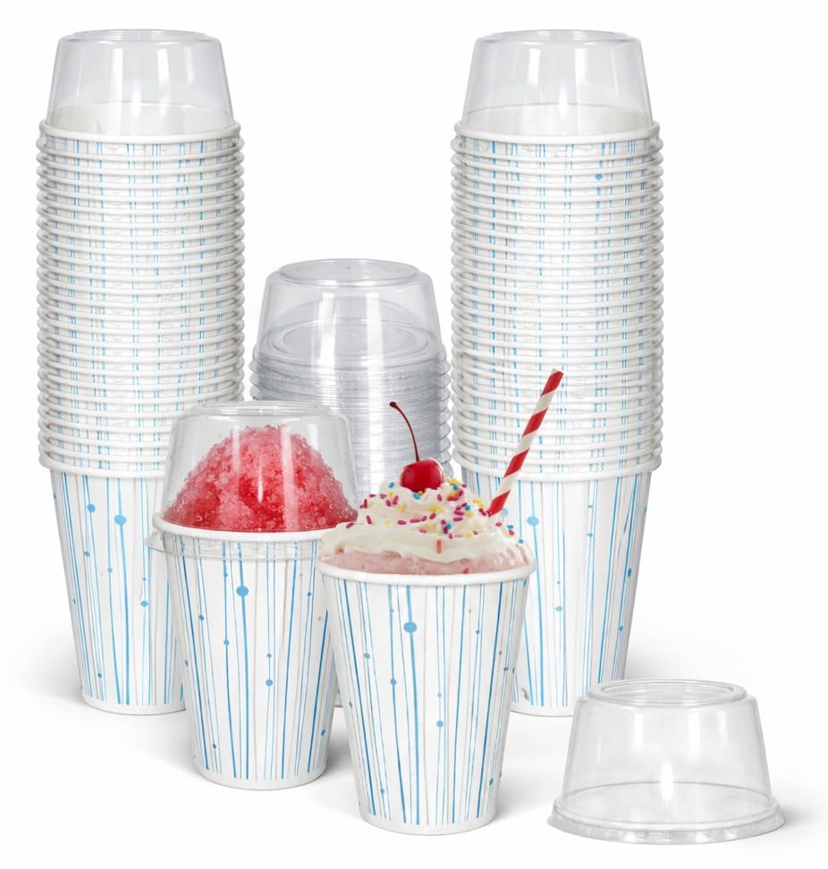 Disposable White Paper Cone Cups (Pack of 400-4.5 oz) Eco-Friendly, Leak-Proof, Ideal for Events, Water Coolers, Quick Hydration & Efficient Cleanup