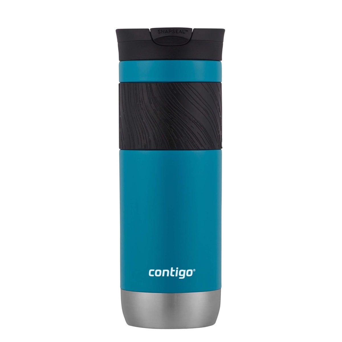 Contigo Byron Vacuum-Insulated Stainless Steel Travel Mug with Leak-Proof Lid, Reusable Coffee Cup or Water Bottle, BPA-Free, 20oz 2-Pack in Sake & Blue Corn Perfect for Hot and Cold Beverages