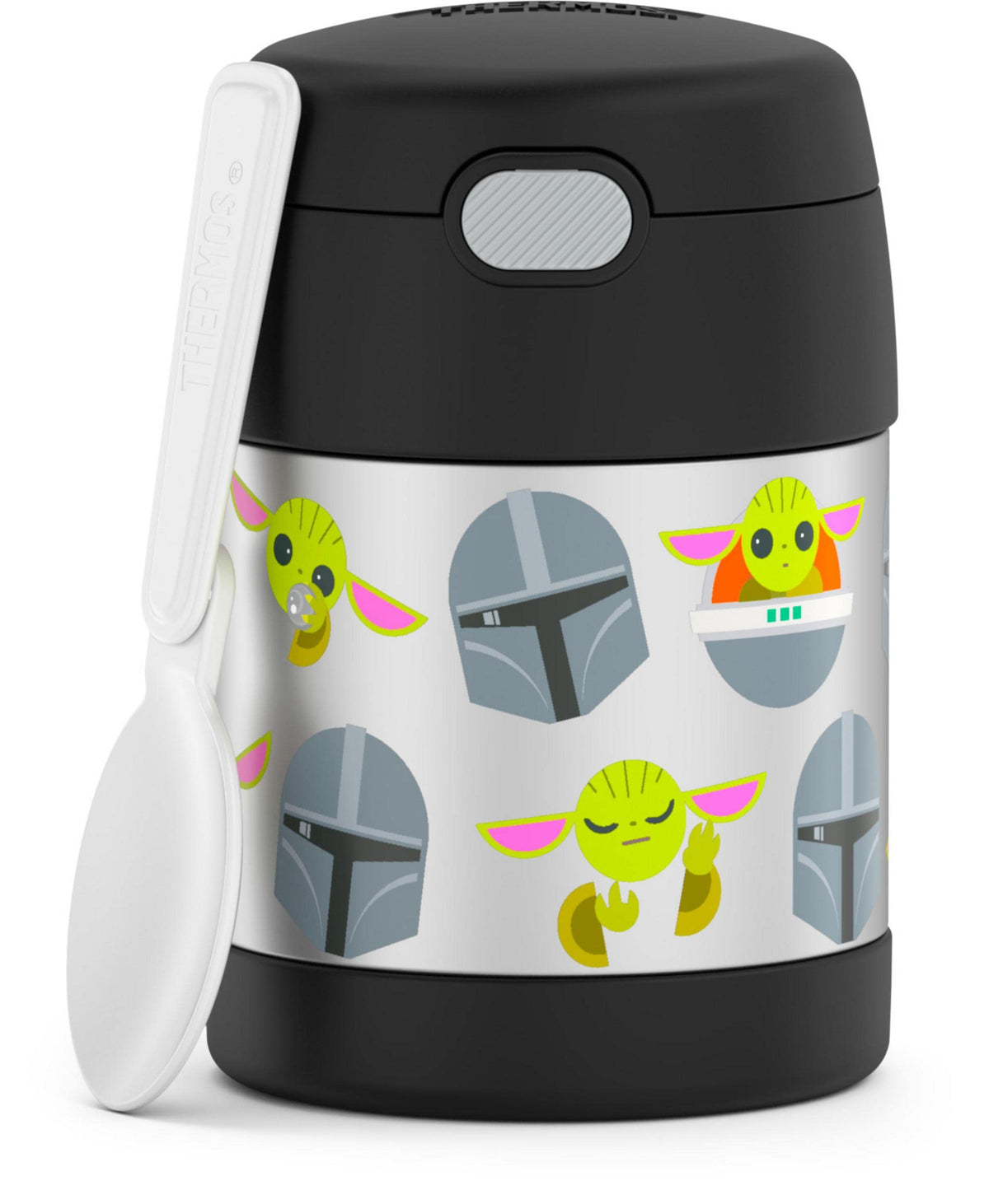 THERMOS FUNTAINER Kids Food Jar with Spoon, 10oz, Navy