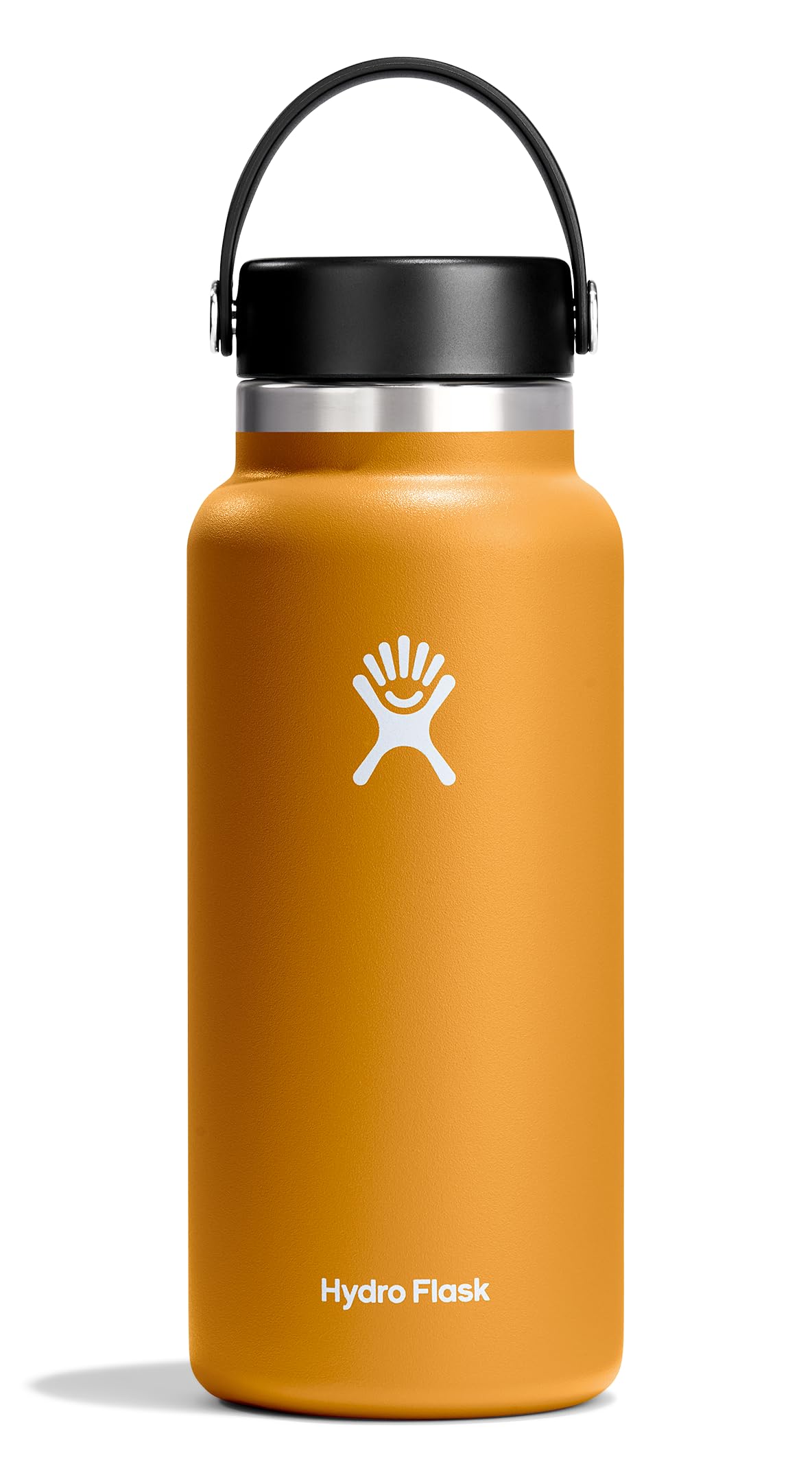 Hydro Flask Water Bottle - Insulated Stainless Steel - Wide Mouth Flex Lid, Non Spill, Leakproof and Refillable in 20 Oz Harbor Blue