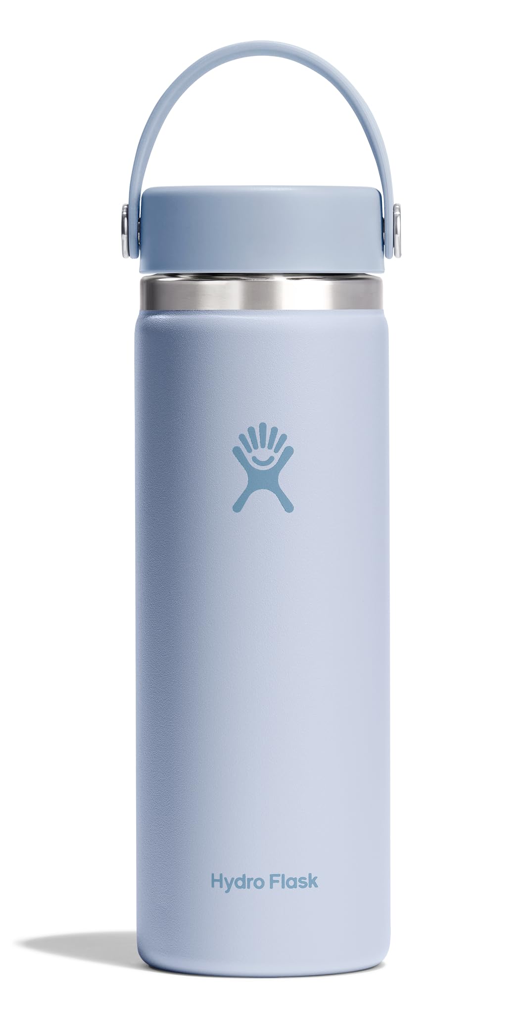 Hydro Flask Water Bottle - Insulated Stainless Steel - Wide Mouth Flex Lid, Non Spill, Leakproof and Refillable in 32 Oz Harbor Blue