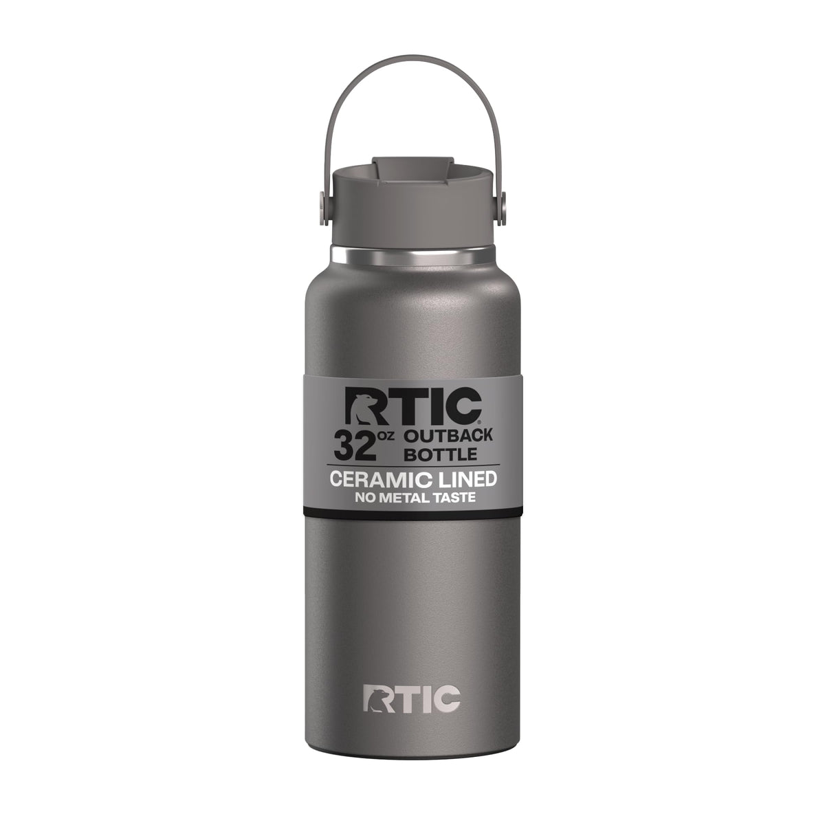 RTIC 32oz Outback Water Bottle, Ceramic Lined, Graphite