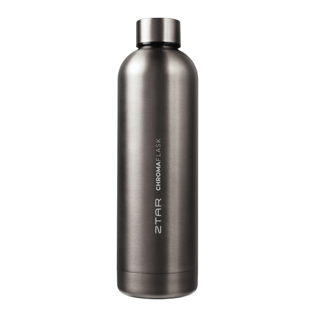 ZTAR Chroma Flask Insulated Stainless Steel Water Bottle – Leak-Proof, Keeps Drinks cool or warm, For Travel, Gym, and Office, Ideal Gift for Women, Men & Kids, 25oz (750ml) - Gray
