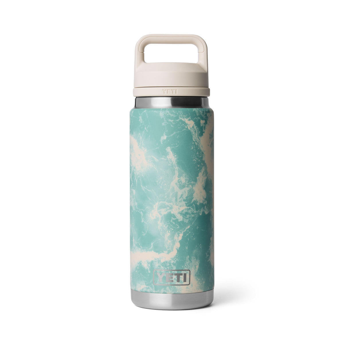 YETI Rambler 26 oz Bottle, Vacuum Insulated, Stainless Steel with Chug Cap, Black