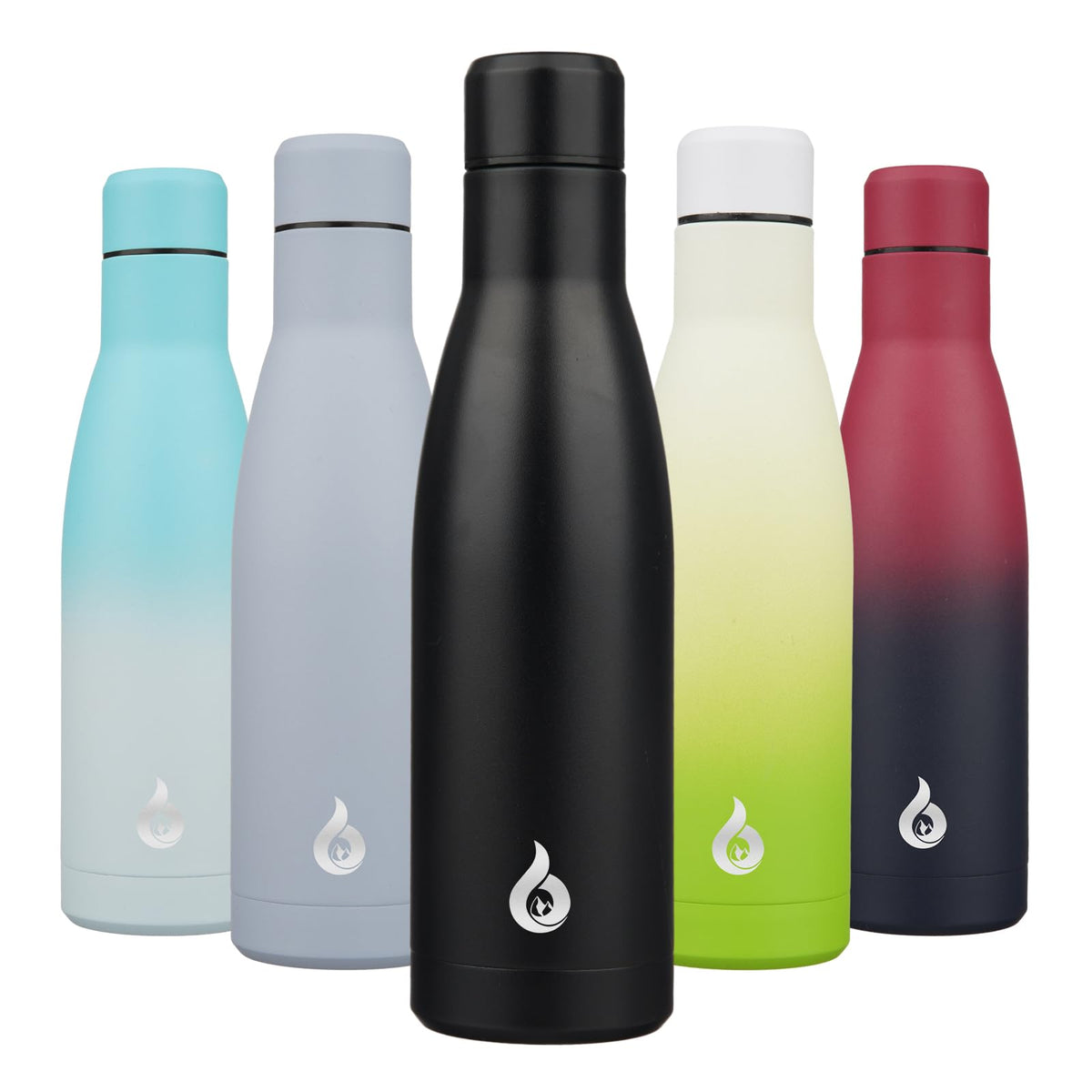 BJPKPK 12 oz Small Water Bottle, Reusable Insulated Stainless Steel Flask