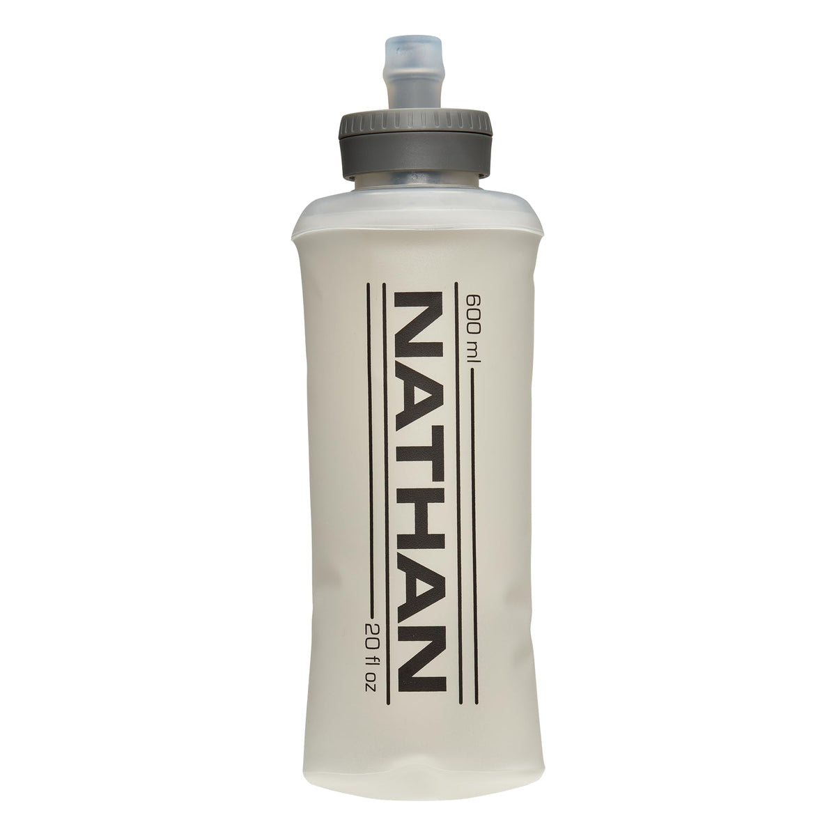 Nathan Insulated Soft Flask, Soft Flask Running Bottle, Hydration Insulated Water Bottle for Hiking, Walking, Exercise, Fits in Vests, 18oz