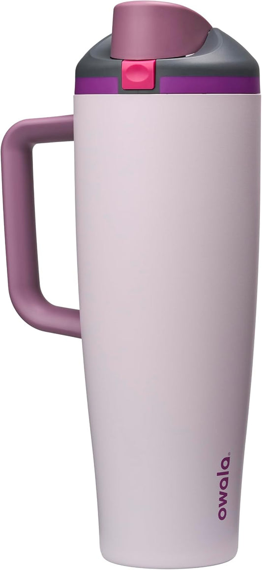 Owala FreeSip Tumbler Stainless Steel Water Bottle 40 oz Dreamy Field
