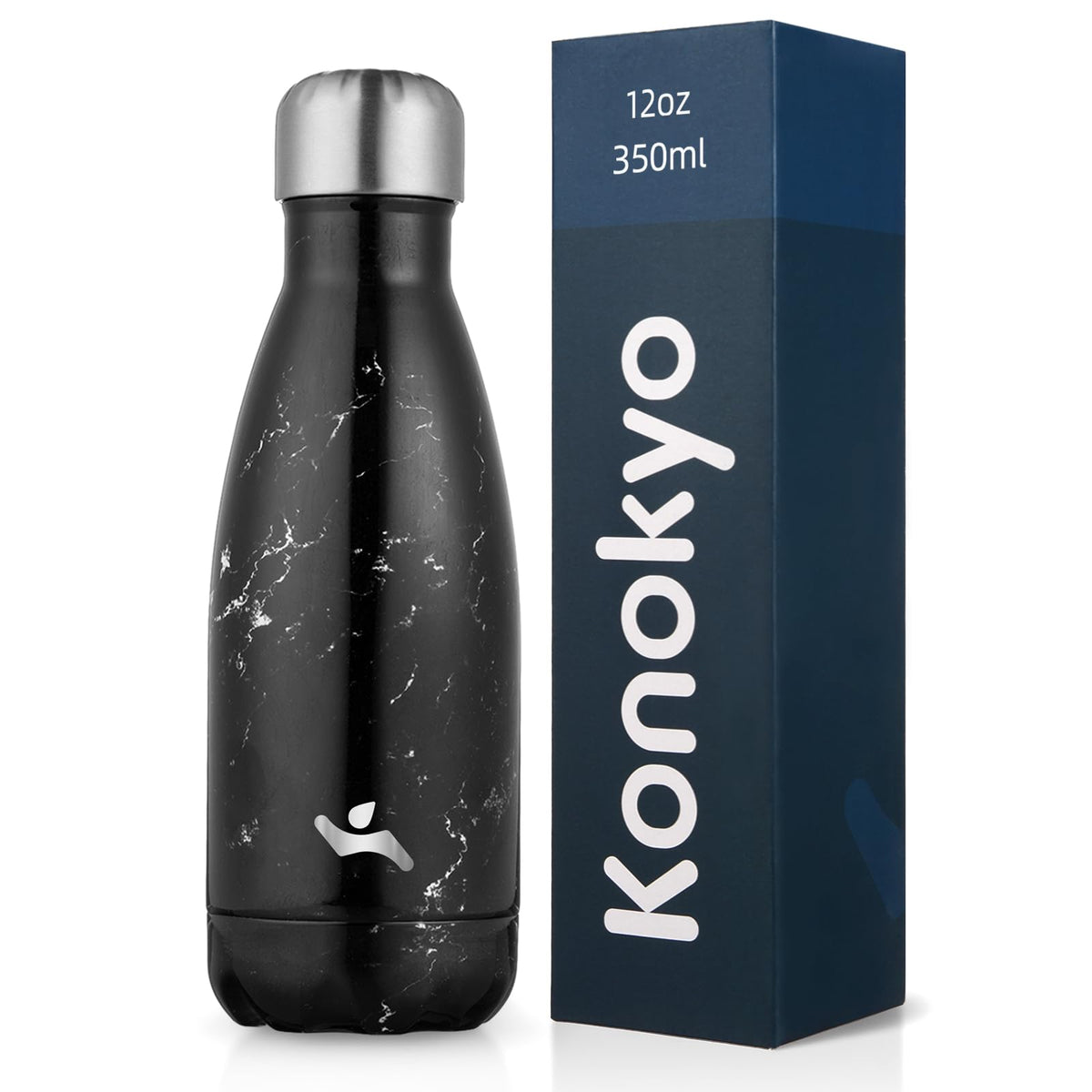 Konokyo 25 oz Insulated Stainless Steel Water Bottle, Blue