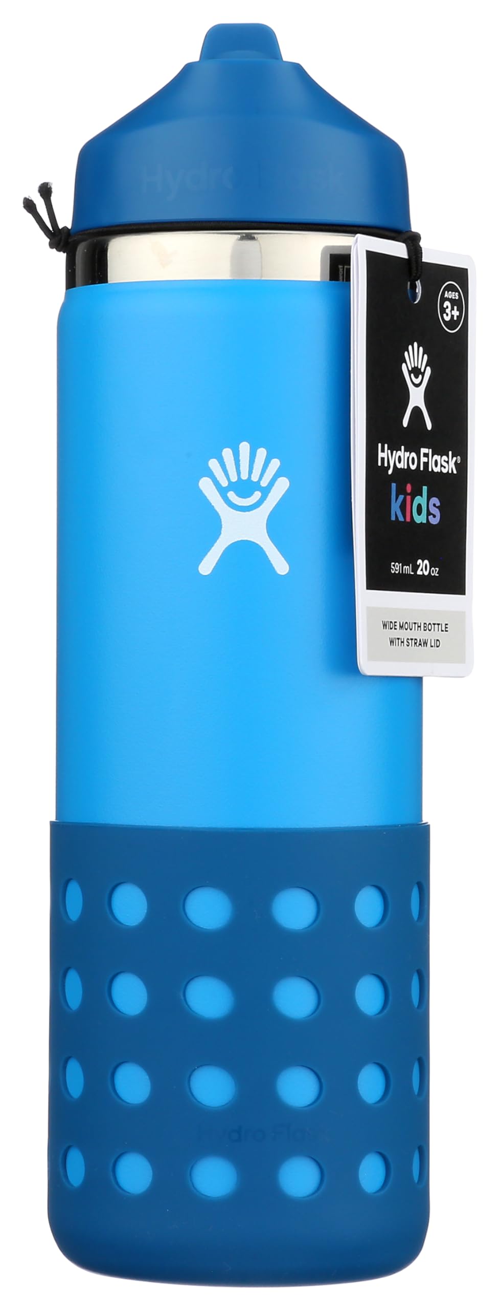 Hydro Flask Kids Water Bottle for School - Stainless Steel and Insulated with Straw Cap - 12 Oz World of Eric Carle Caterpillar Yellow