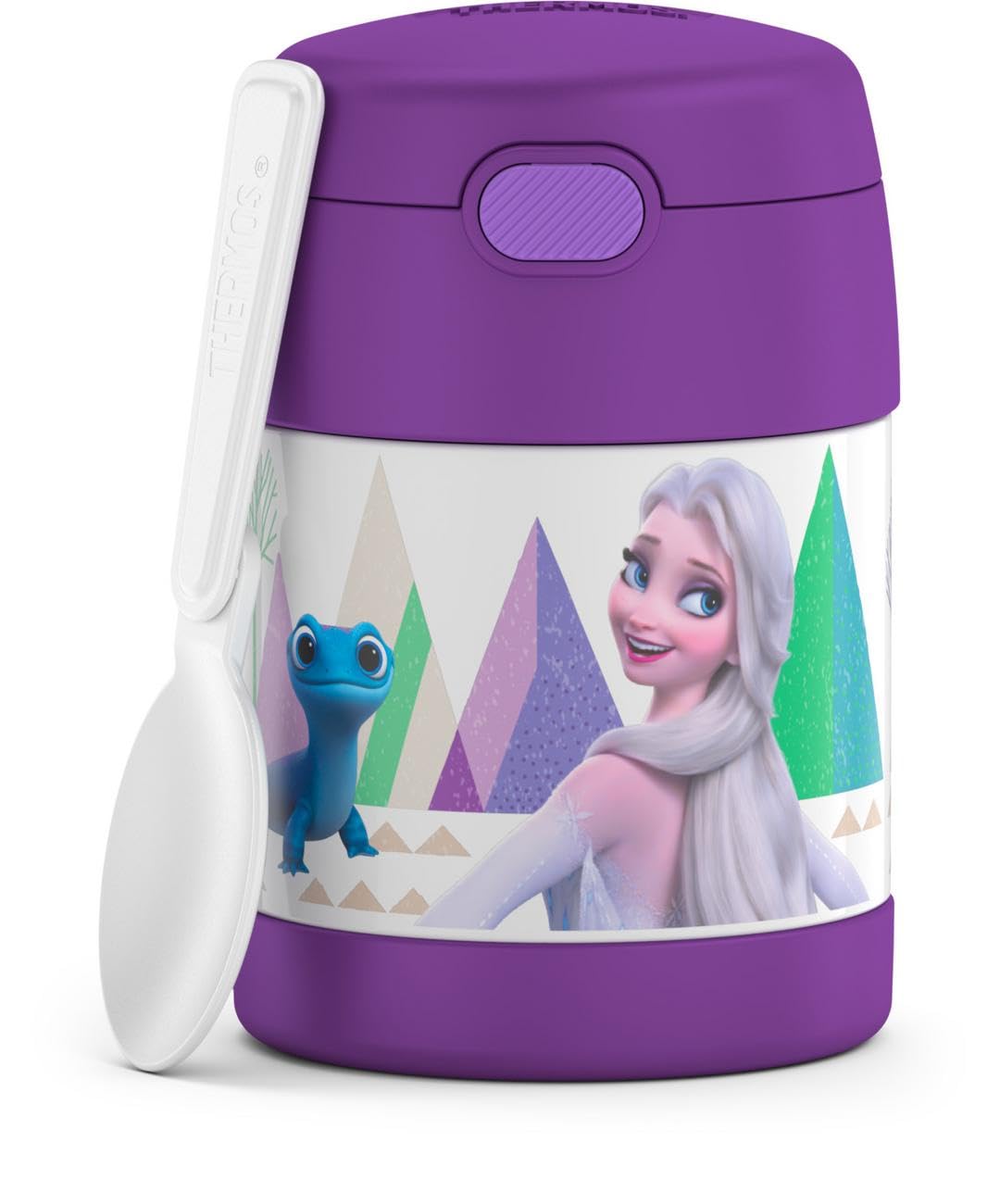 THERMOS FUNTAINER Kids Food Jar with Spoon, 10oz, Navy