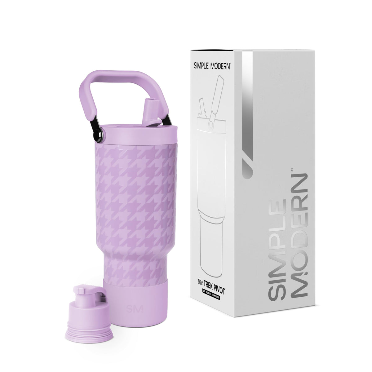 Simple Modern Tumbler with Handle, Water Jug | 40oz | Gray