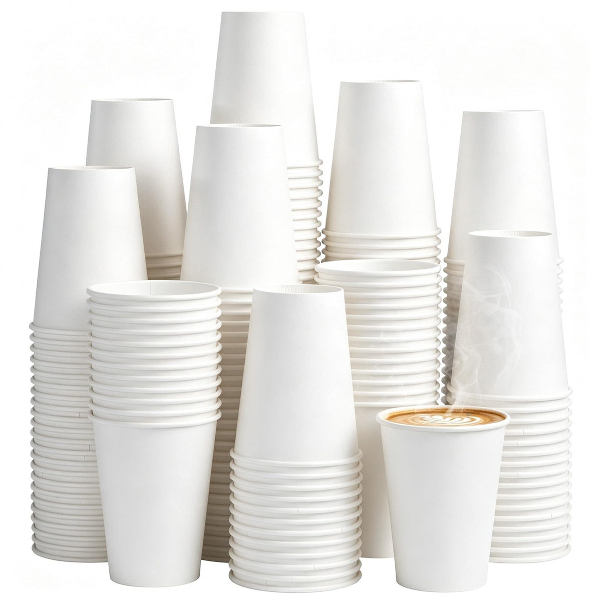 SIUQ 300 Pack 5 oz Paper Cups, Disposable Small Bathroom Mouthwash Cups