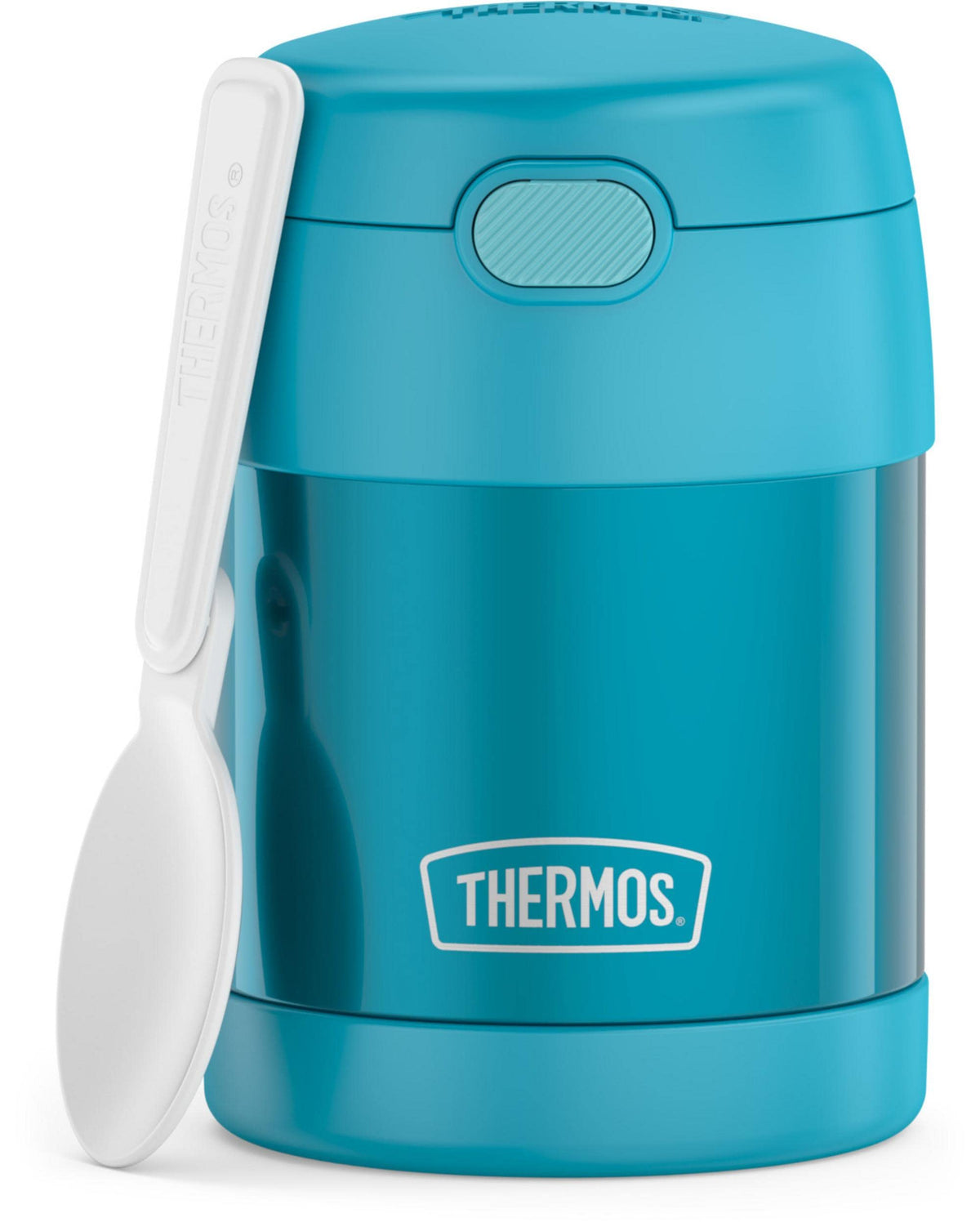 THERMOS FUNTAINER Kids Food Jar with Spoon, 10oz, Navy