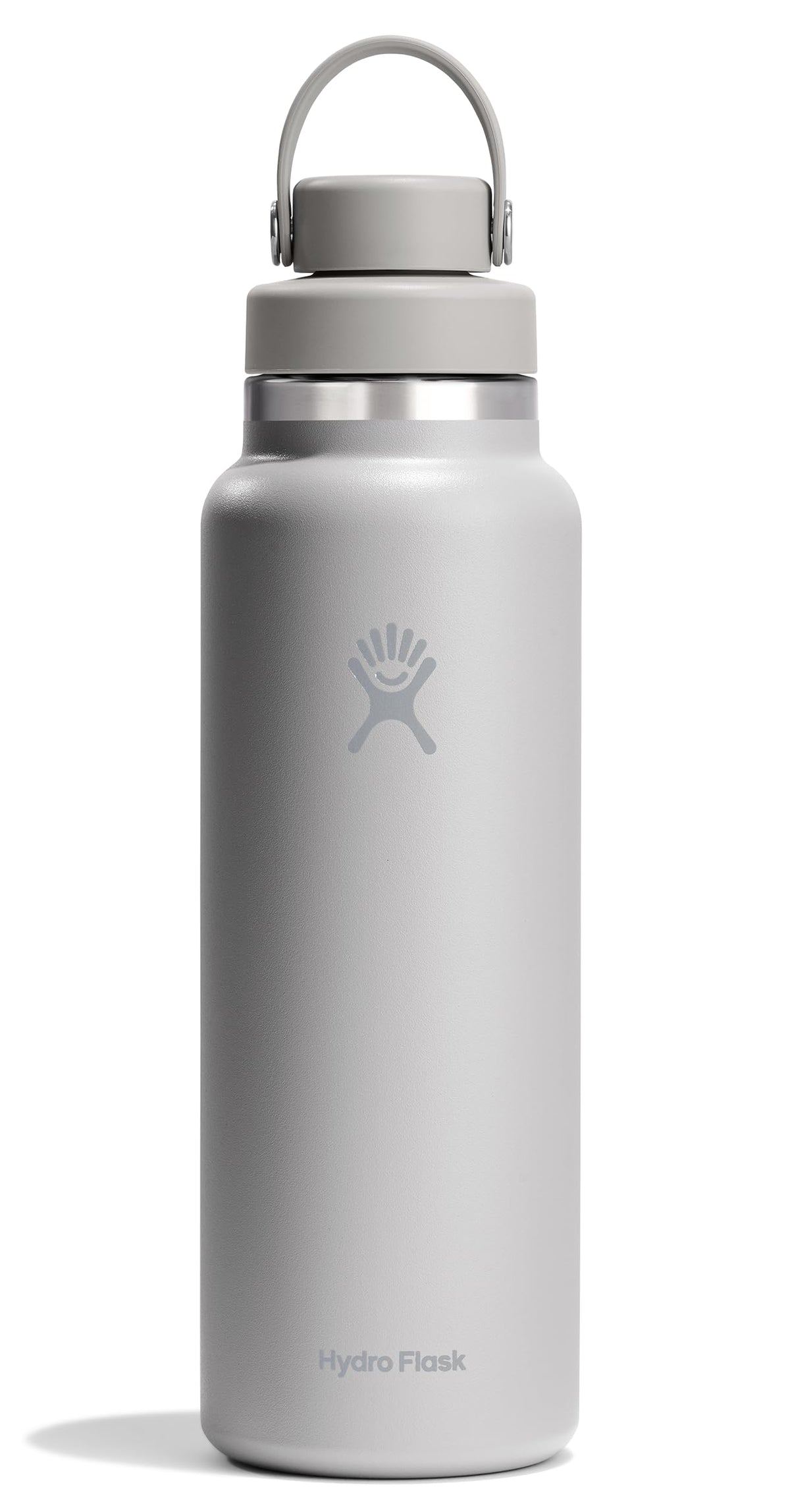 Hydro Flask Water Bottle - Insulated Stainless Steel - Wide Mouth Chug Lid, Non Spill, Leakproof in 40 Oz Tonal Trillium Pink