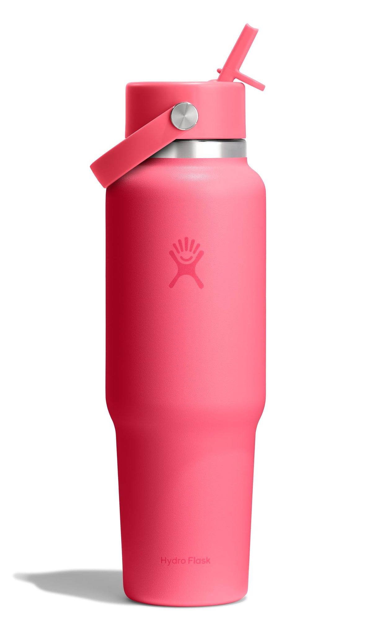 Hydro Flask Travel Water Bottle - Insulated Stainless Steel - Wide Straw Lid, Non Spill, Leakproof in 32 Oz Sandpiper