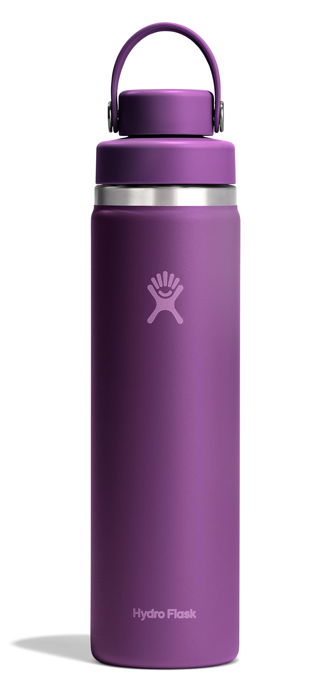 Hydro Flask Water Bottle - Insulated Stainless Steel - Wide Mouth Chug Lid, Non Spill, Leakproof in 40 Oz Tonal Trillium Pink