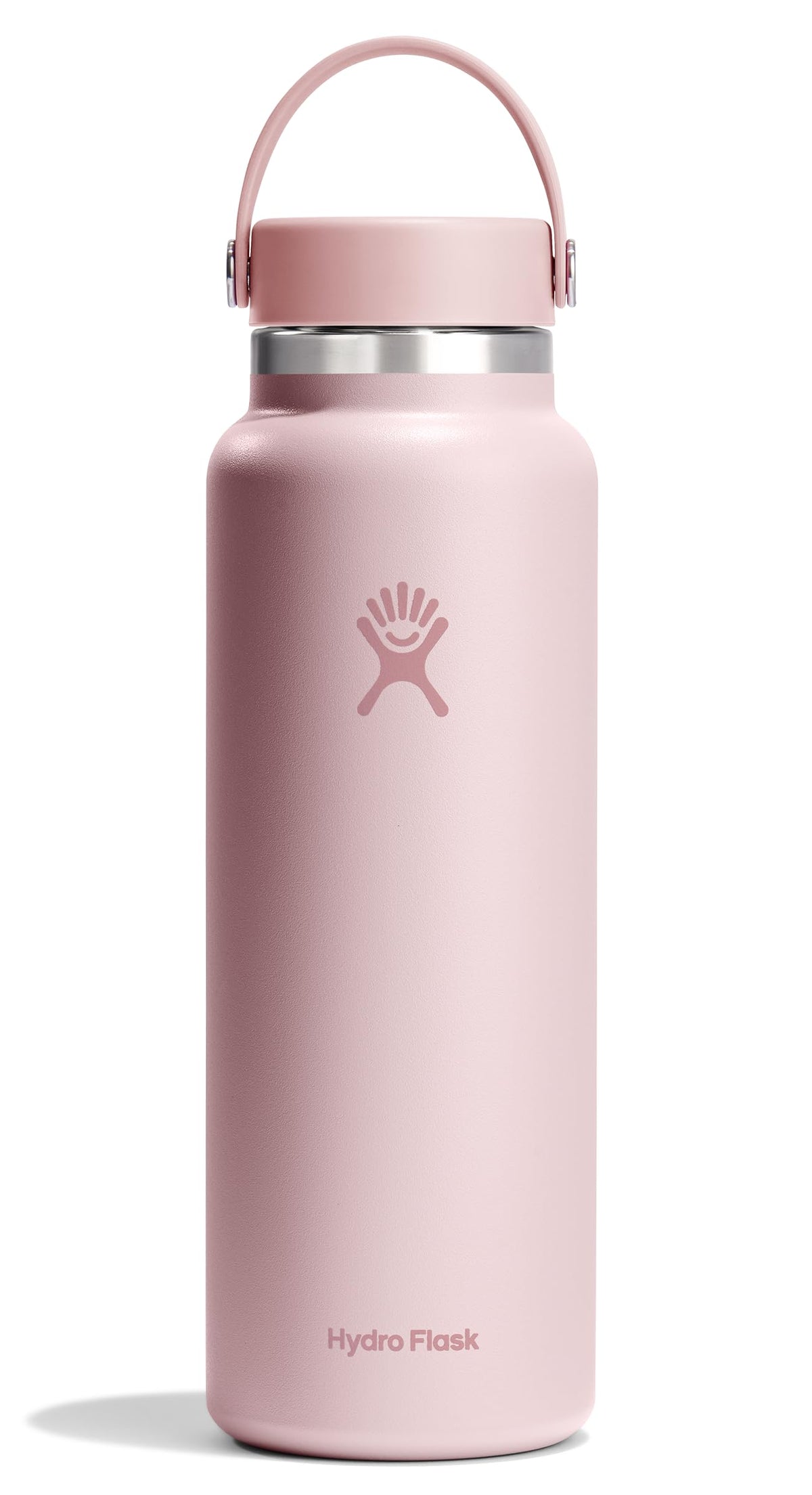Hydro Flask Water Bottle - Insulated Stainless Steel - Wide Mouth Flex Lid, Non Spill, Leakproof and Refillable in 20 Oz Harbor Blue