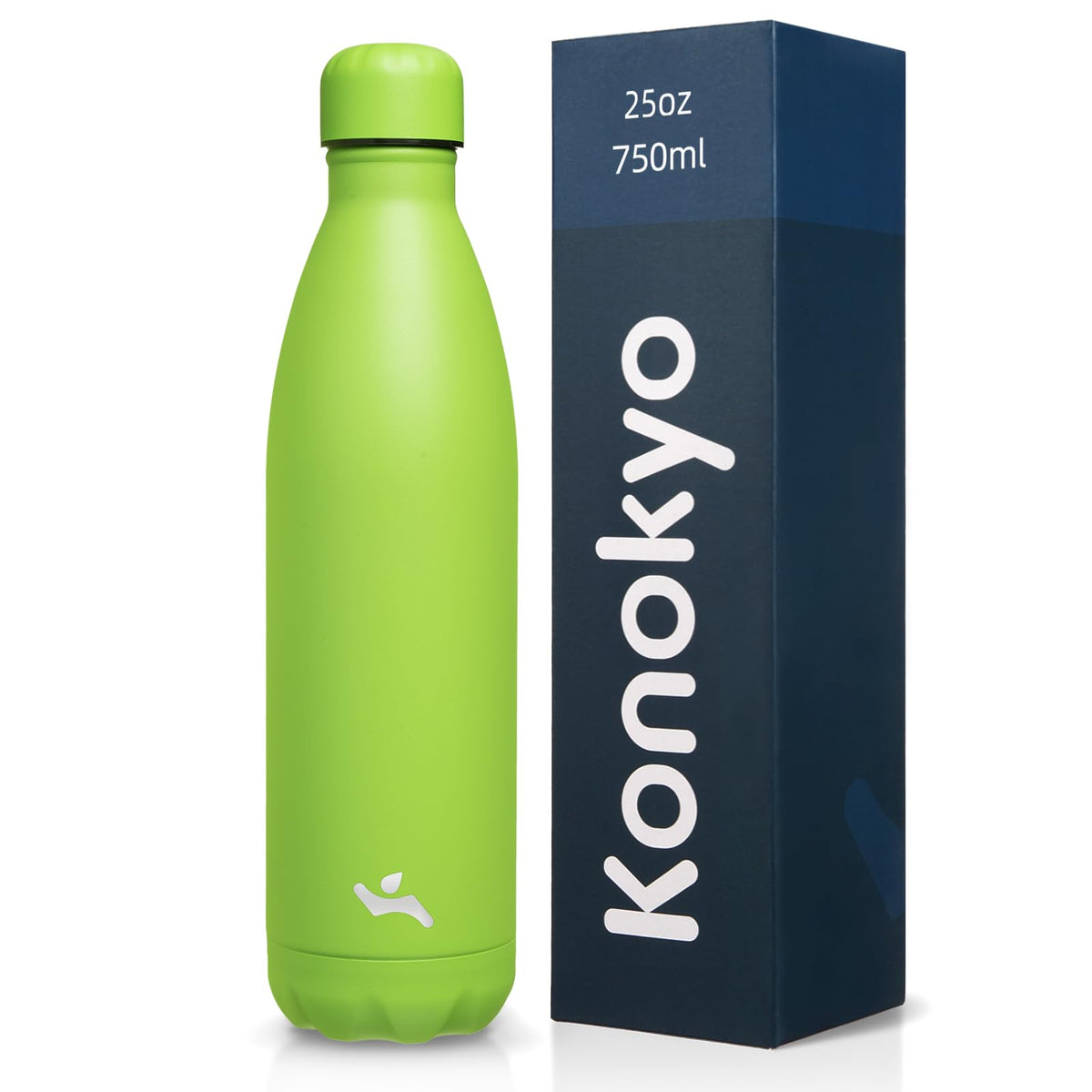 Konokyo 25 oz Insulated Stainless Steel Water Bottle, Blue