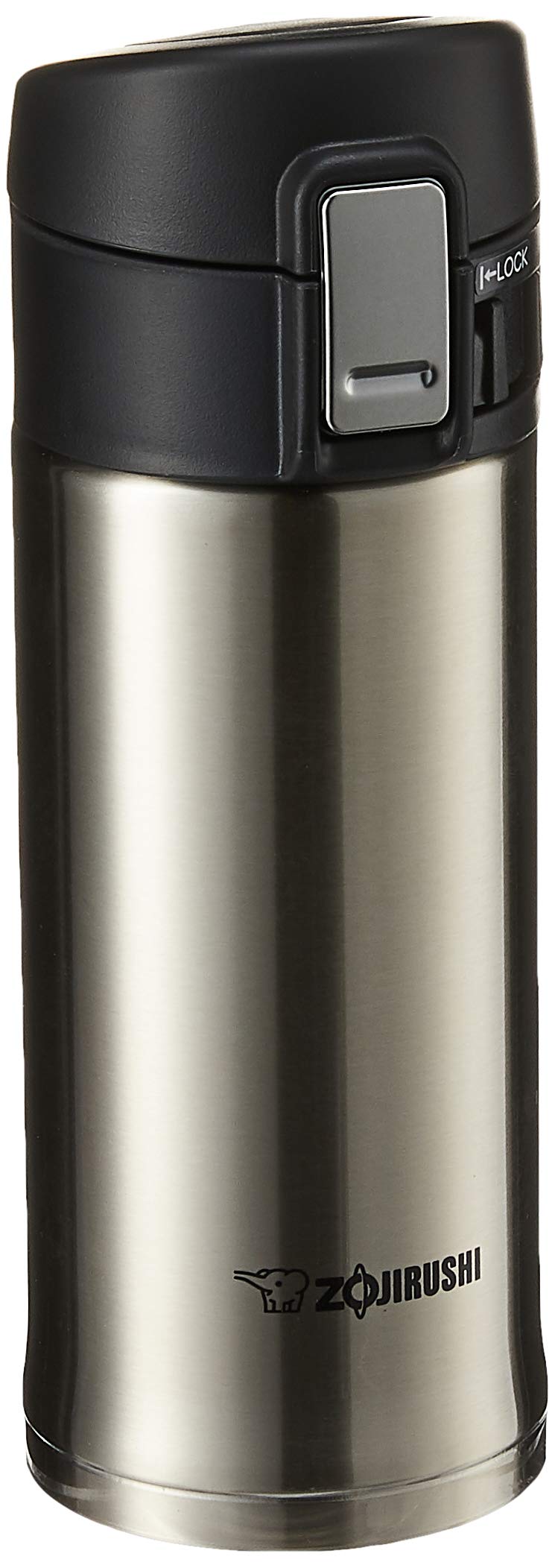 Zojirushi Stainless Steel Mug, Black, 16 Ounce
