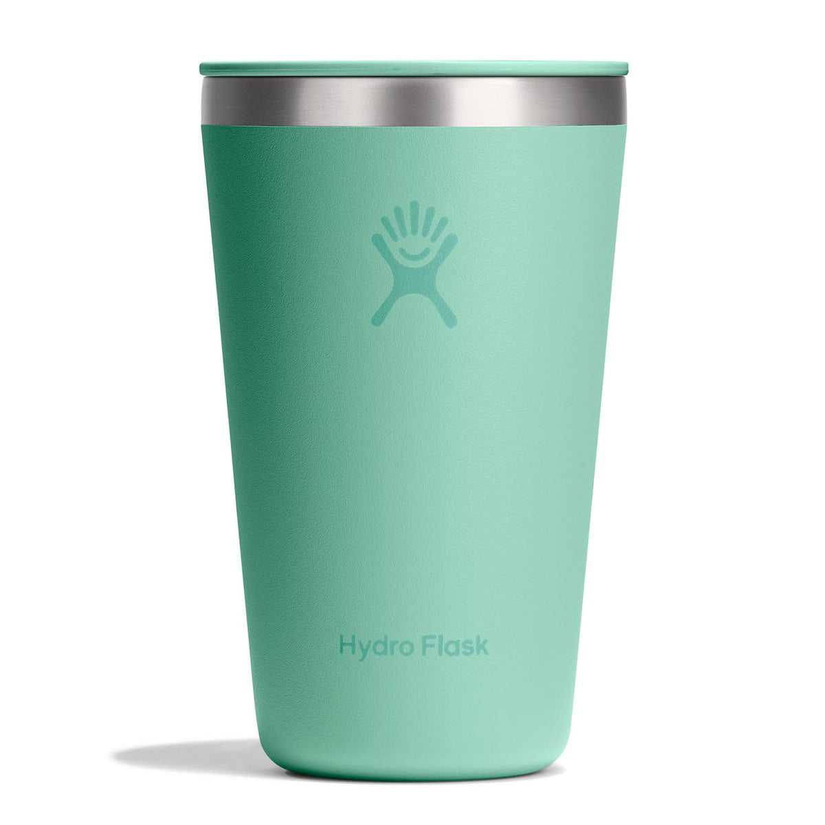 Hydro Flask All Around Tumbler Press-In Lid, Insulated Travel Mug, Stainless Steel Coffee Cup 16 Oz Cloud Pink