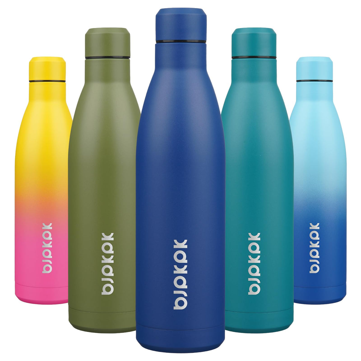BJPKPK 12 oz Small Mini Water Bottle, Insulated Stainless Steel Flask