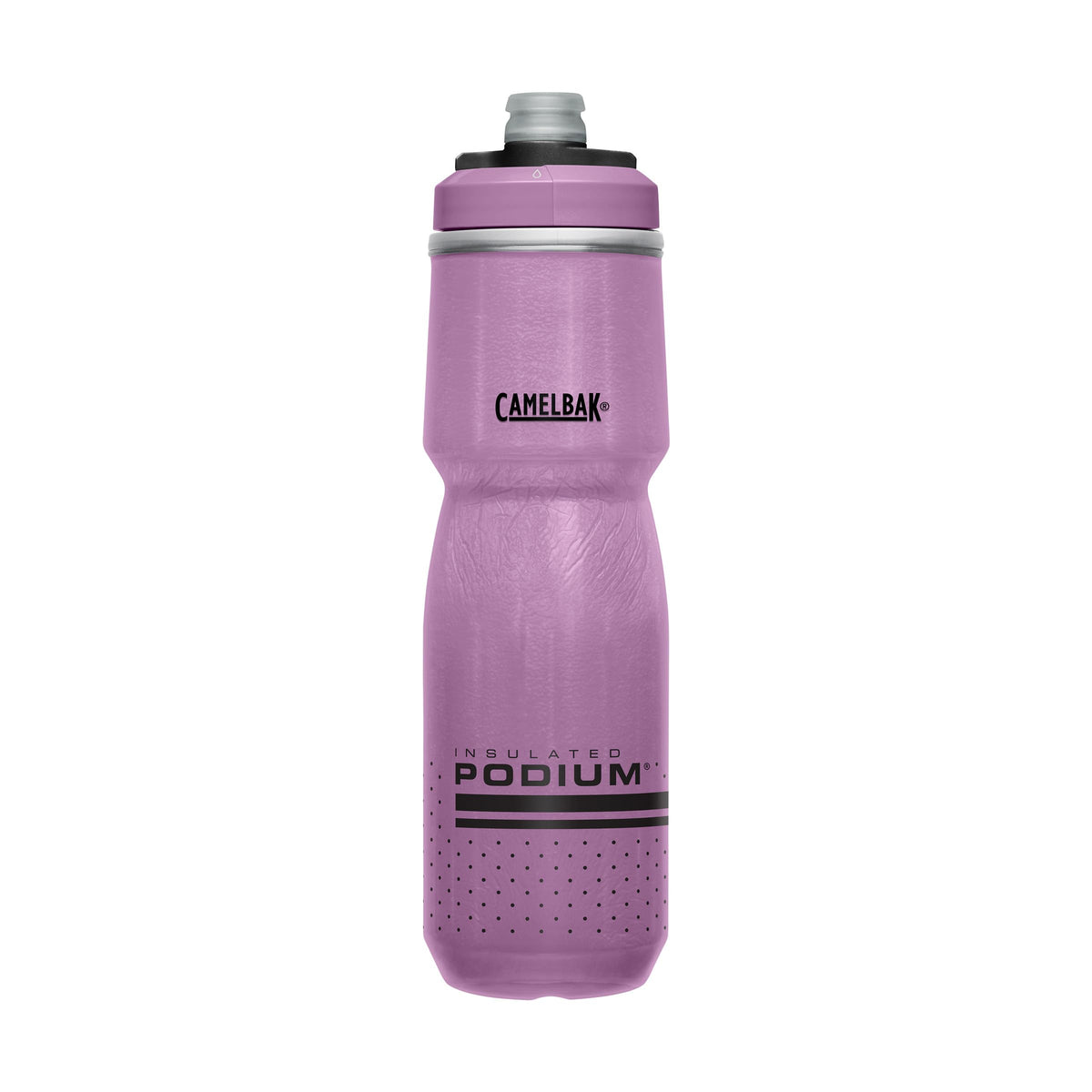 CamelBak Podium Chill Outdoor Water Bottle 24oz, White/Black