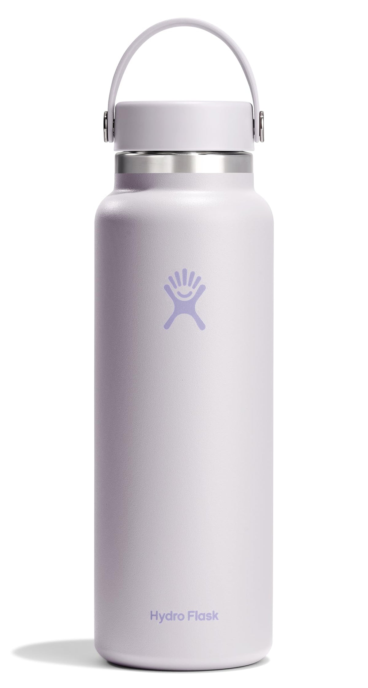 Hydro Flask Water Bottle - Insulated Stainless Steel - Wide Mouth Flex Lid, Non Spill, Leakproof and Refillable in 20 Oz Harbor Blue