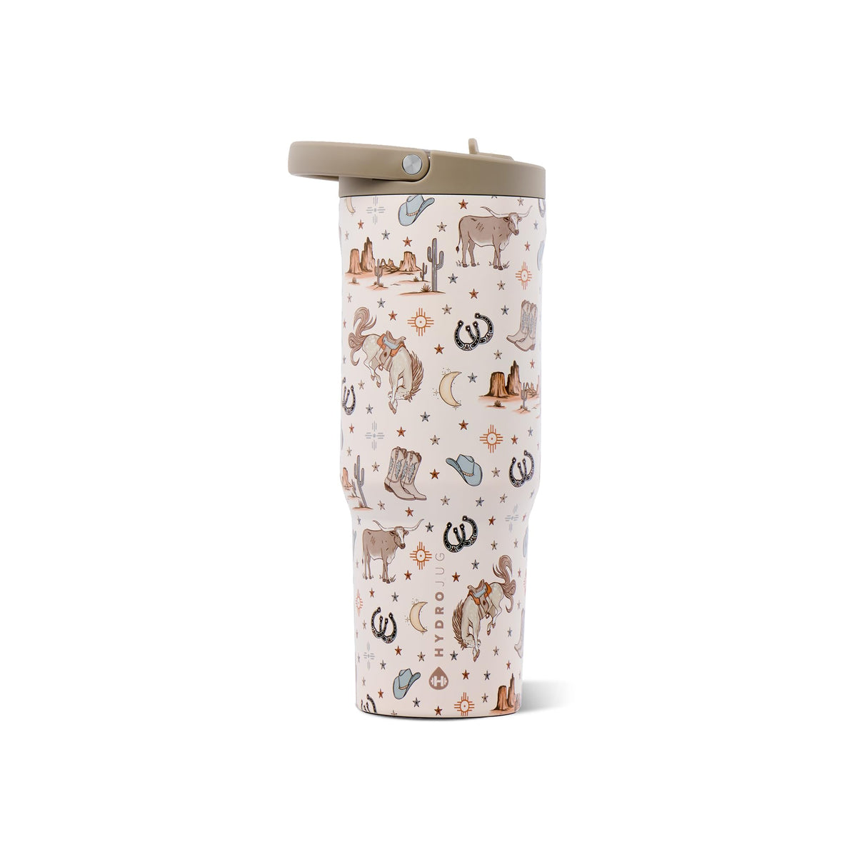 HydroJug Sport 32 oz Insulated Stainless Steel Water Bottle, Cream