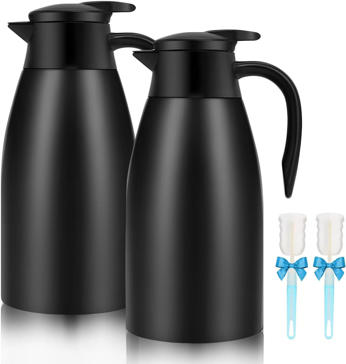 68oz Coffee Carafe Insulated, Airpot Thermal Coffee Carafes for Keeping Hot