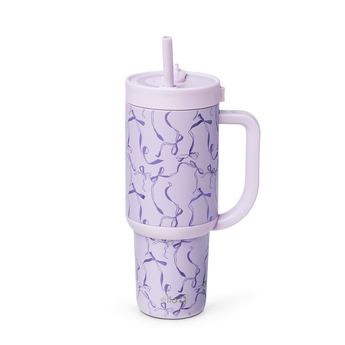 Ello Oasis 30oz Insulated Stainless Steel Tumbler with Straw, Daisies