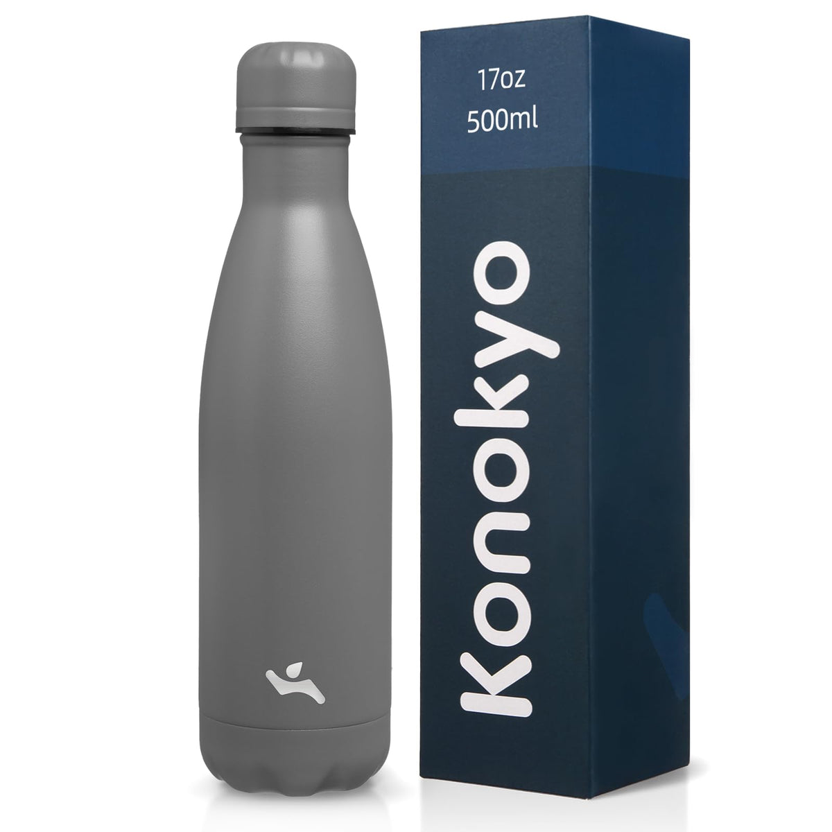 Konokyo 25 oz Insulated Stainless Steel Water Bottle, Blue
