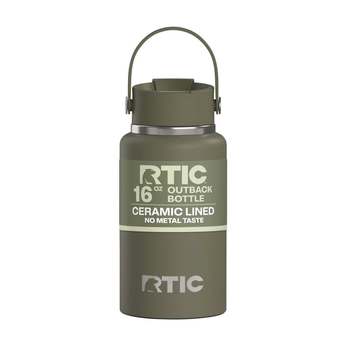 RTIC 32oz Outback Water Bottle, Ceramic Lined, Graphite