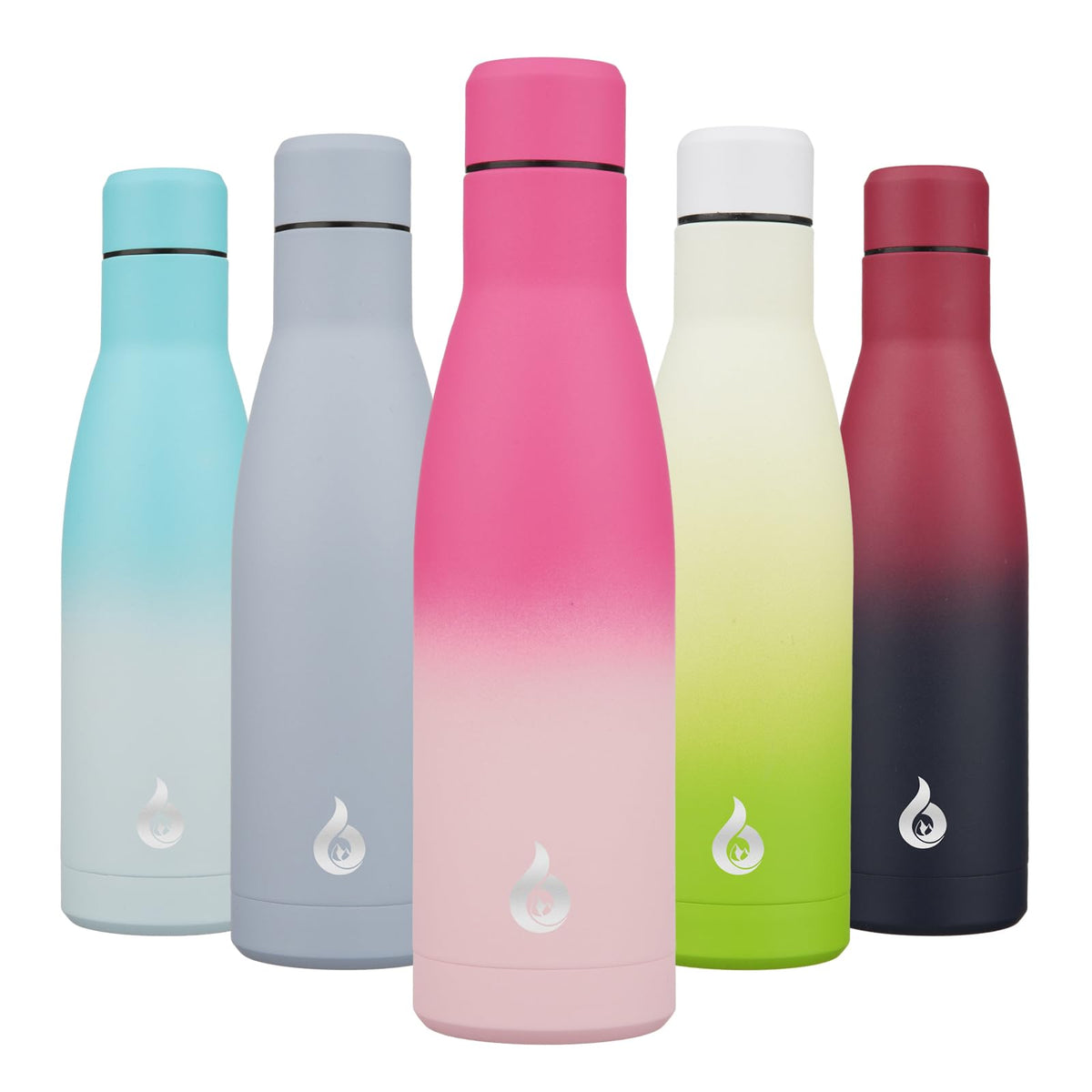 BJPKPK 12 oz Small Water Bottle, Reusable Insulated Stainless Steel Flask