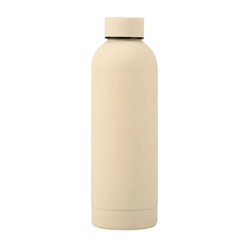 500ML Vacuum Insulated Water Bottle Flask, Matte Anti-Hot Outer Layer, Portable Outdoor Sports Cup, Travel Gift, Fashion Car Accessory, Drinkware, Insulated Flasks