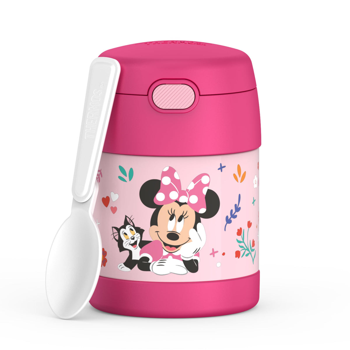 THERMOS FUNTAINER Kids Food Jar with Spoon, 10oz, Navy